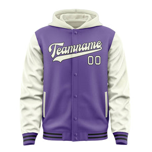 Custom Light Purple Cream Jacket