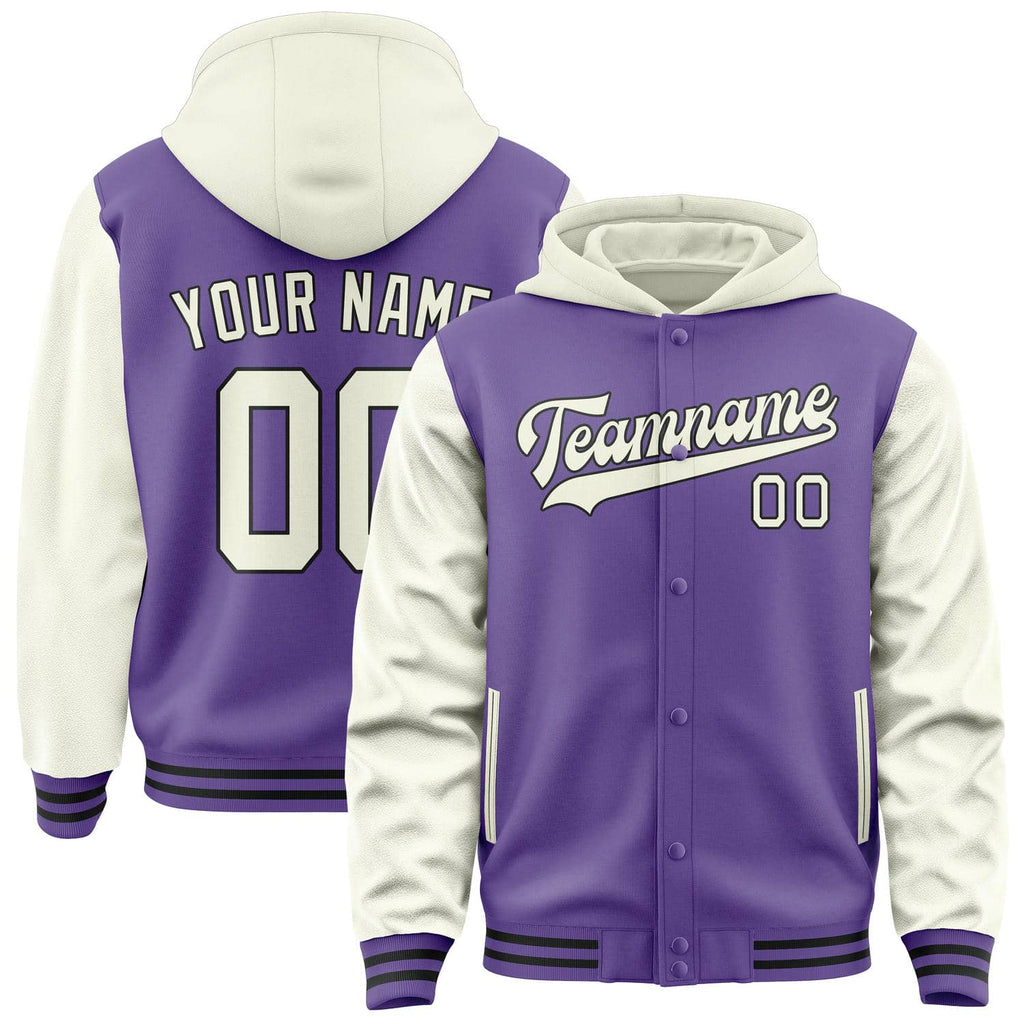 Custom Light Purple Cream Jacket