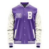 Custom Light Purple Cream Jacket JA232303231818030318