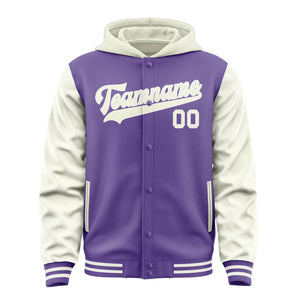 Custom Light Purple Cream Jacket