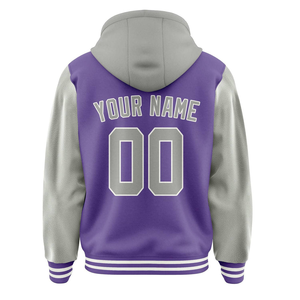 Custom Light Purple Gray Jacket
