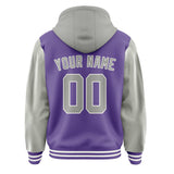 Custom Light Purple Gray Jacket