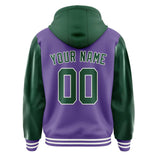 Custom Light Purple Green Jacket