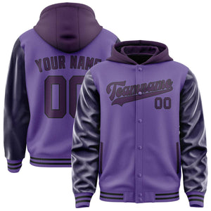 Custom Light Purple Purple Jacket
