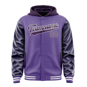 Custom Light Purple Purple Jacket