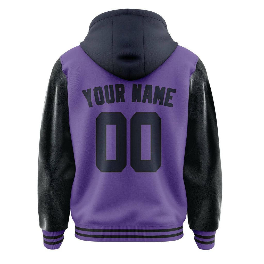 Custom Light Purple Navy Jacket