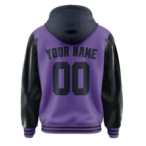 Custom Light Purple Navy Jacket