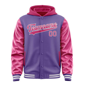 Custom Light Purple Pink Jacket