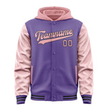 Custom Light Purple Light Pink Jacket
