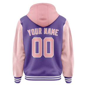 Custom Light Purple Light Pink Jacket