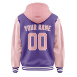 Custom Light Purple Light Pink Jacket