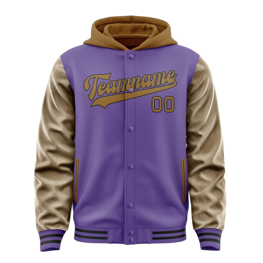 Custom Light Purple Khaki Jacket
