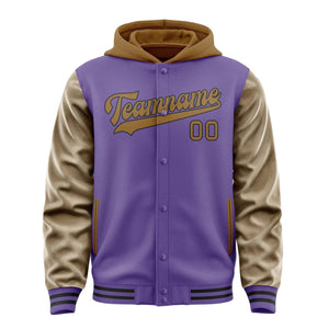 Custom Light Purple Khaki Jacket