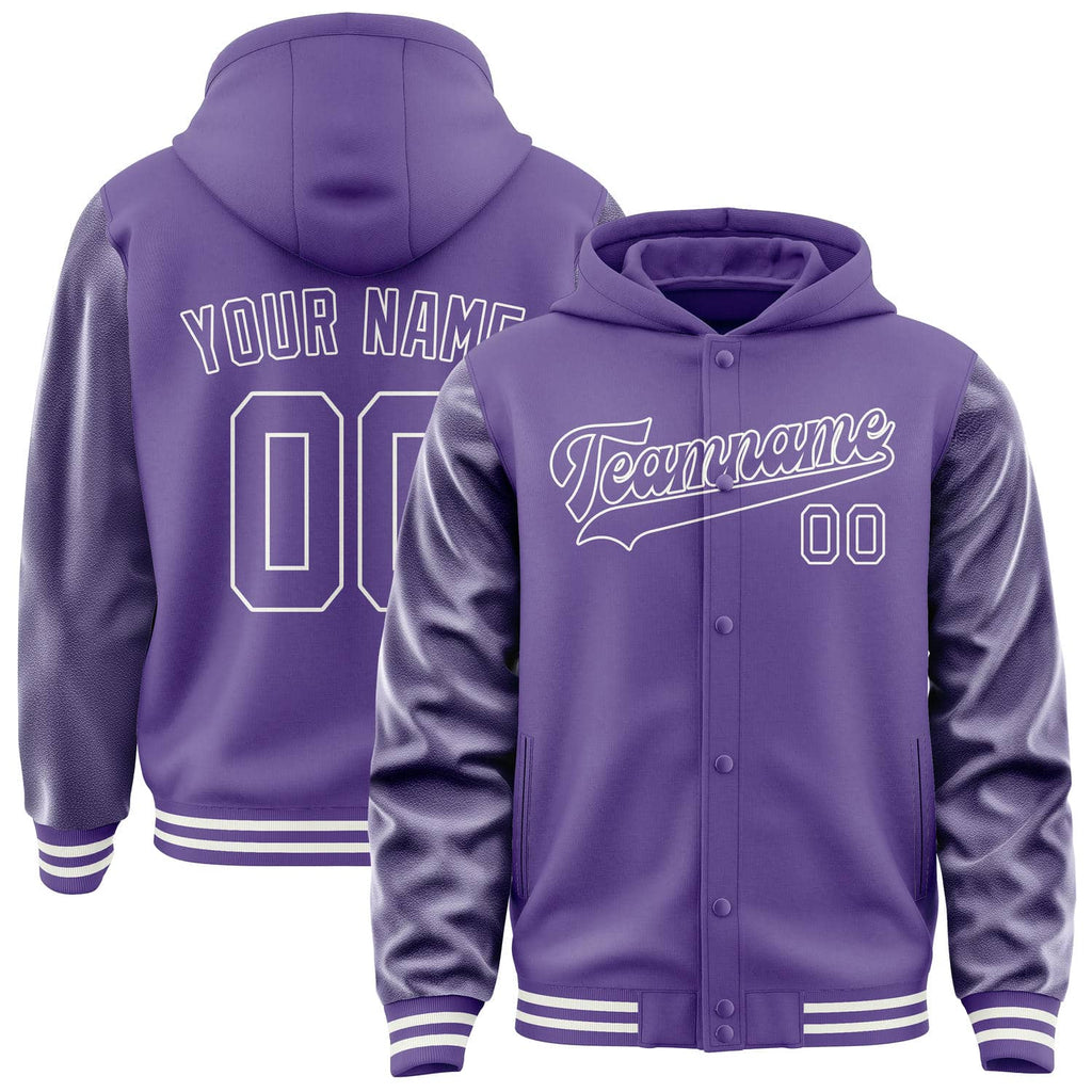 Custom Light Purple Light Purple Jacket