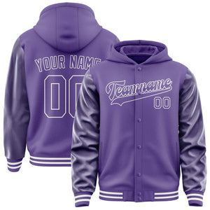 Custom Light Purple Light Purple Jacket