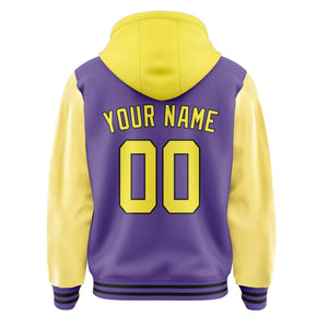 Custom Light Purple Light Yellow Jacket