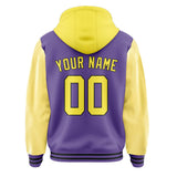 Custom Light Purple Light Yellow Jacket