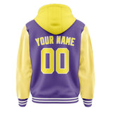 Custom Light Purple Light Yellow Jacket