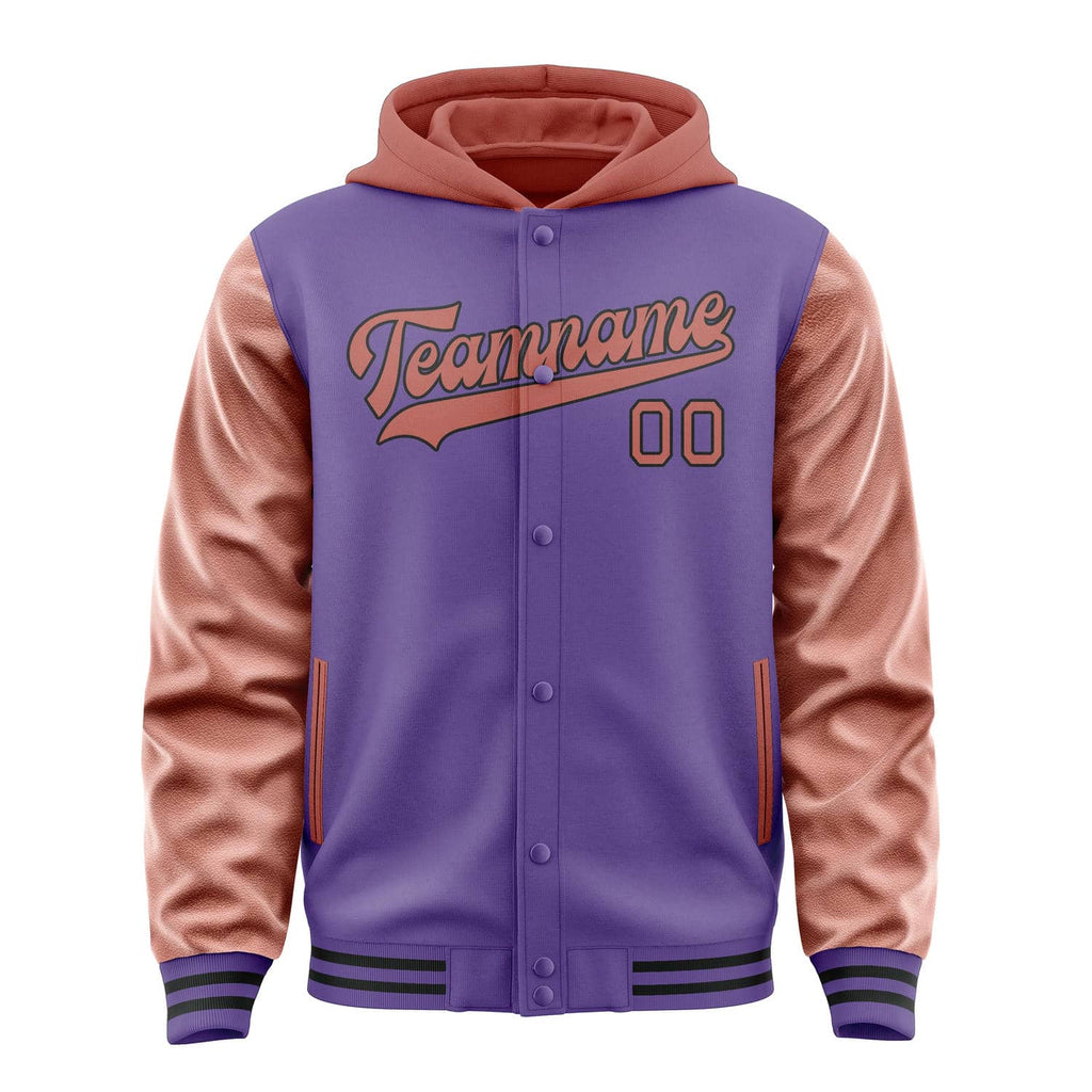 Custom Light Purple Copper Rose Jacket