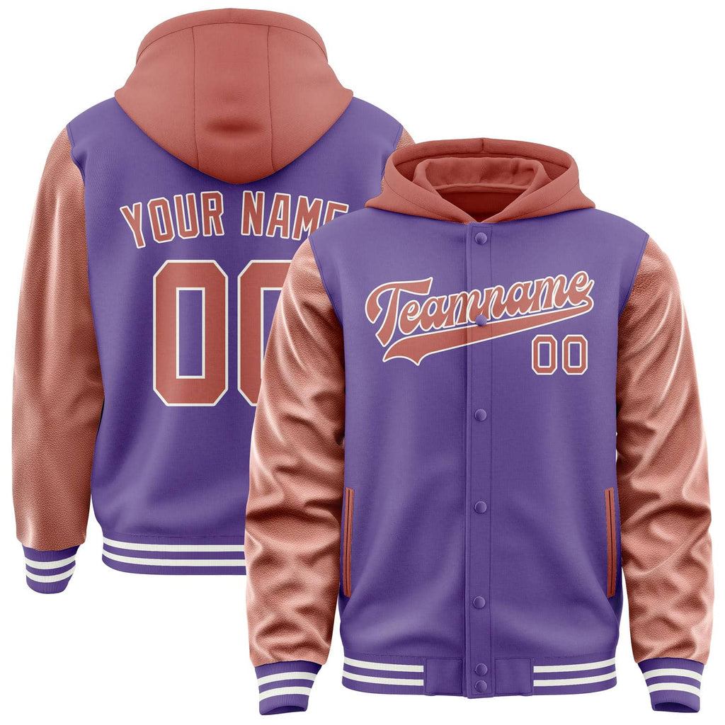 Custom Light Purple Copper Rose Jacket