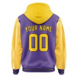 Custom Light Purple Gold Jacket
