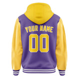 Custom Light Purple Gold Jacket
