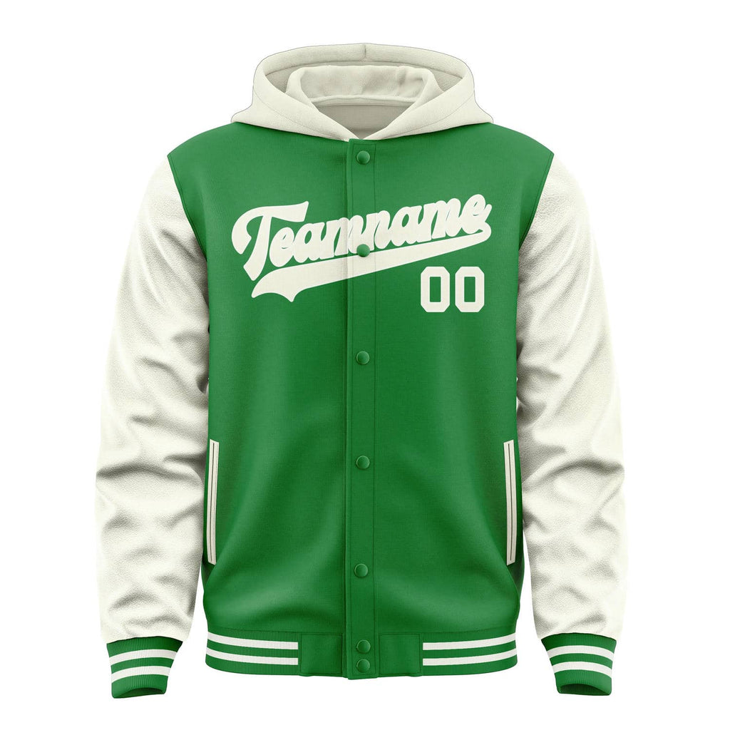 Custom Emerald Green Cream Jacket