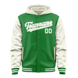 Custom Emerald Green Cream Jacket
