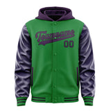 Custom Emerald Green Purple Jacket