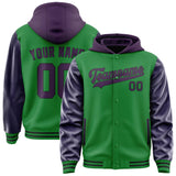 Custom Emerald Green Purple Jacket