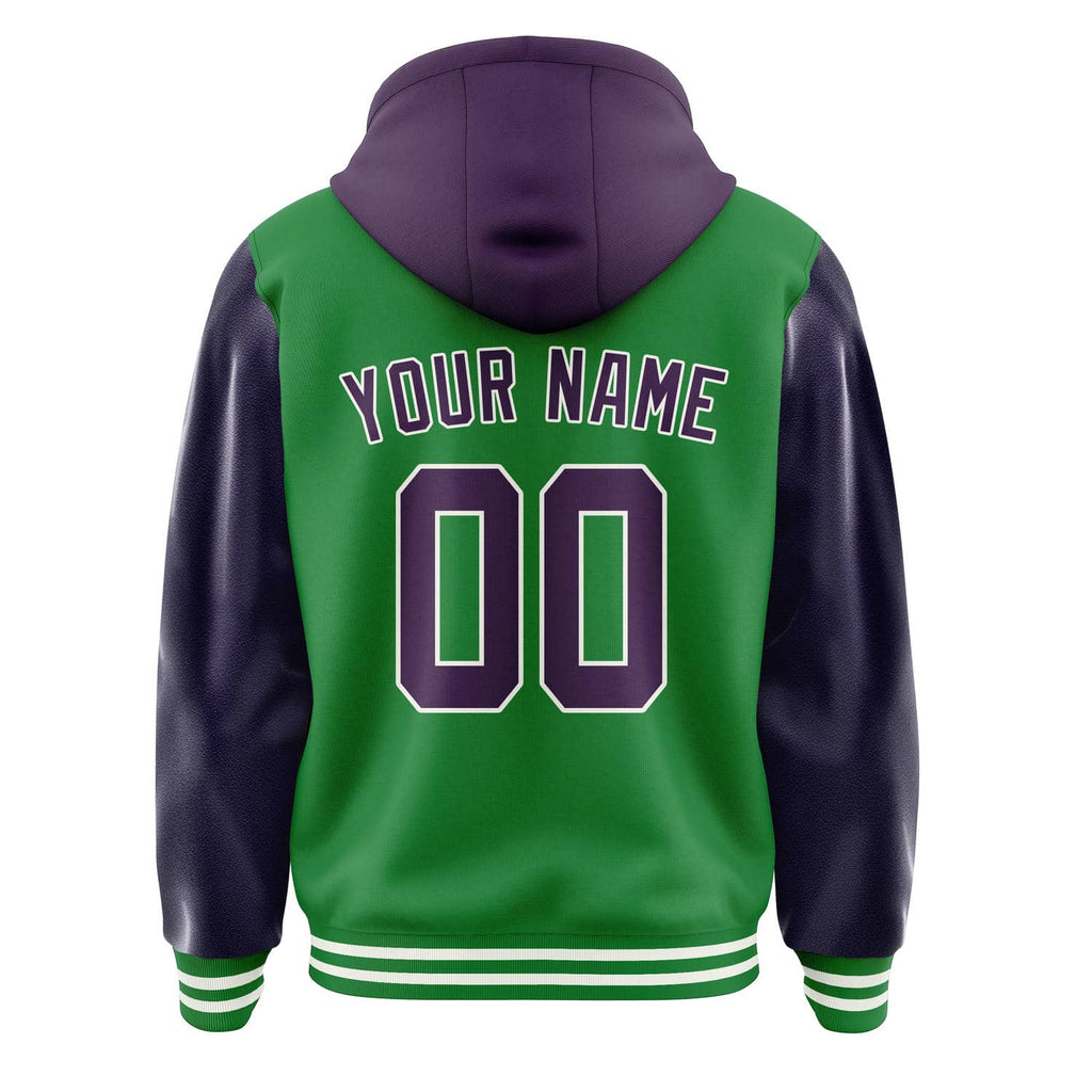 Custom Emerald Green Purple Jacket