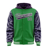 Custom Emerald Green Purple Jacket