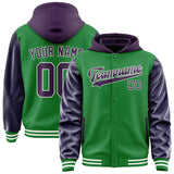 Custom Emerald Green Purple Jacket