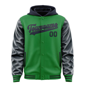 Custom Emerald Green Navy Jacket