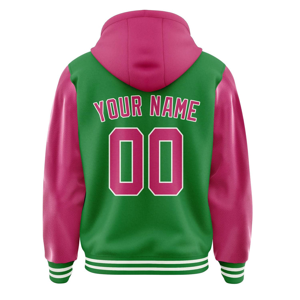 Custom Emerald Green Pink Jacket