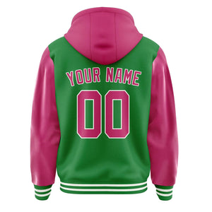 Custom Emerald Green Pink Jacket