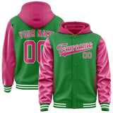 Custom Emerald Green Pink Jacket
