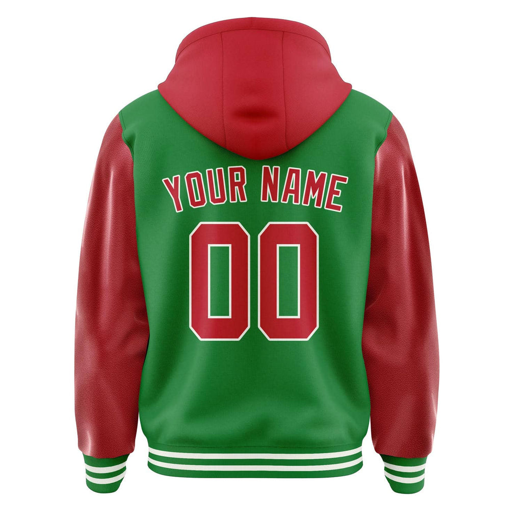 Custom Emerald Green Red Jacket