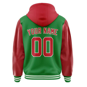 Custom Emerald Green Red Jacket