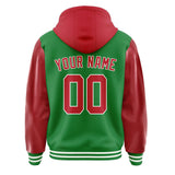 Custom Emerald Green Red Jacket
