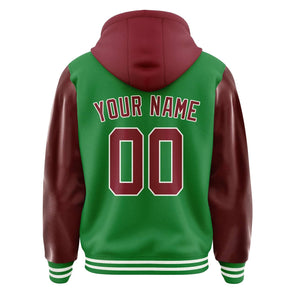 Custom Emerald Green Crimson Red Jacket
