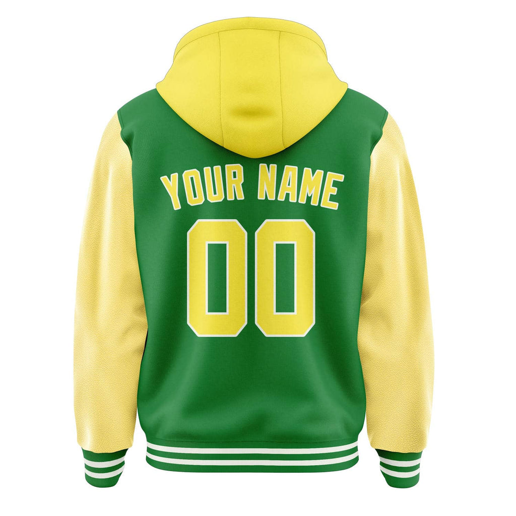 Custom Emerald Green Light Yellow Jacket