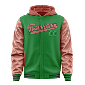 Custom Emerald Green Copper Rose Jacket