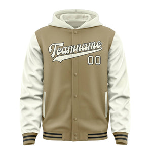 Custom Light Khaki Cream Jacket