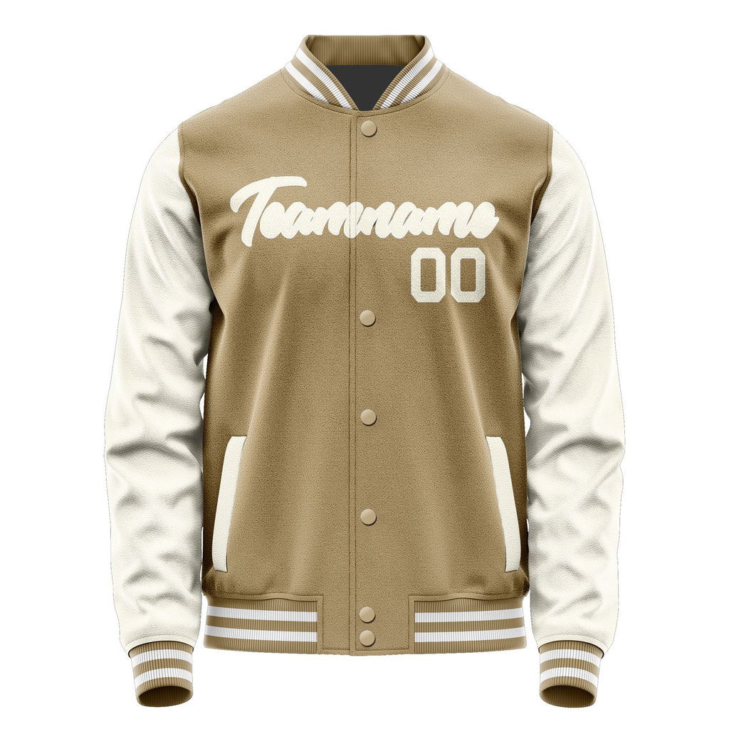 Custom Light Khaki Cream Jacket JA2525032518B21803