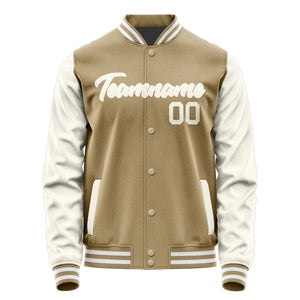 Custom Light Khaki Cream Jacket JA2525032518B21803