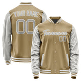 Custom Light Khaki Gray Jacket