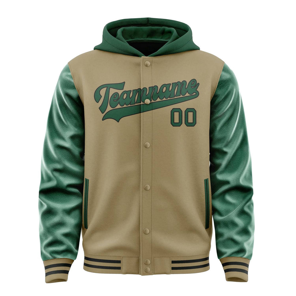 Custom Light Khaki Green Jacket