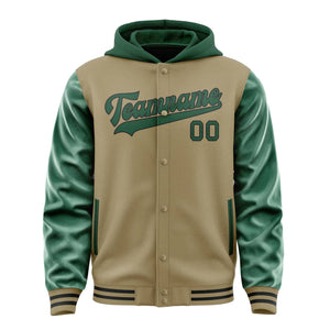 Custom Light Khaki Green Jacket
