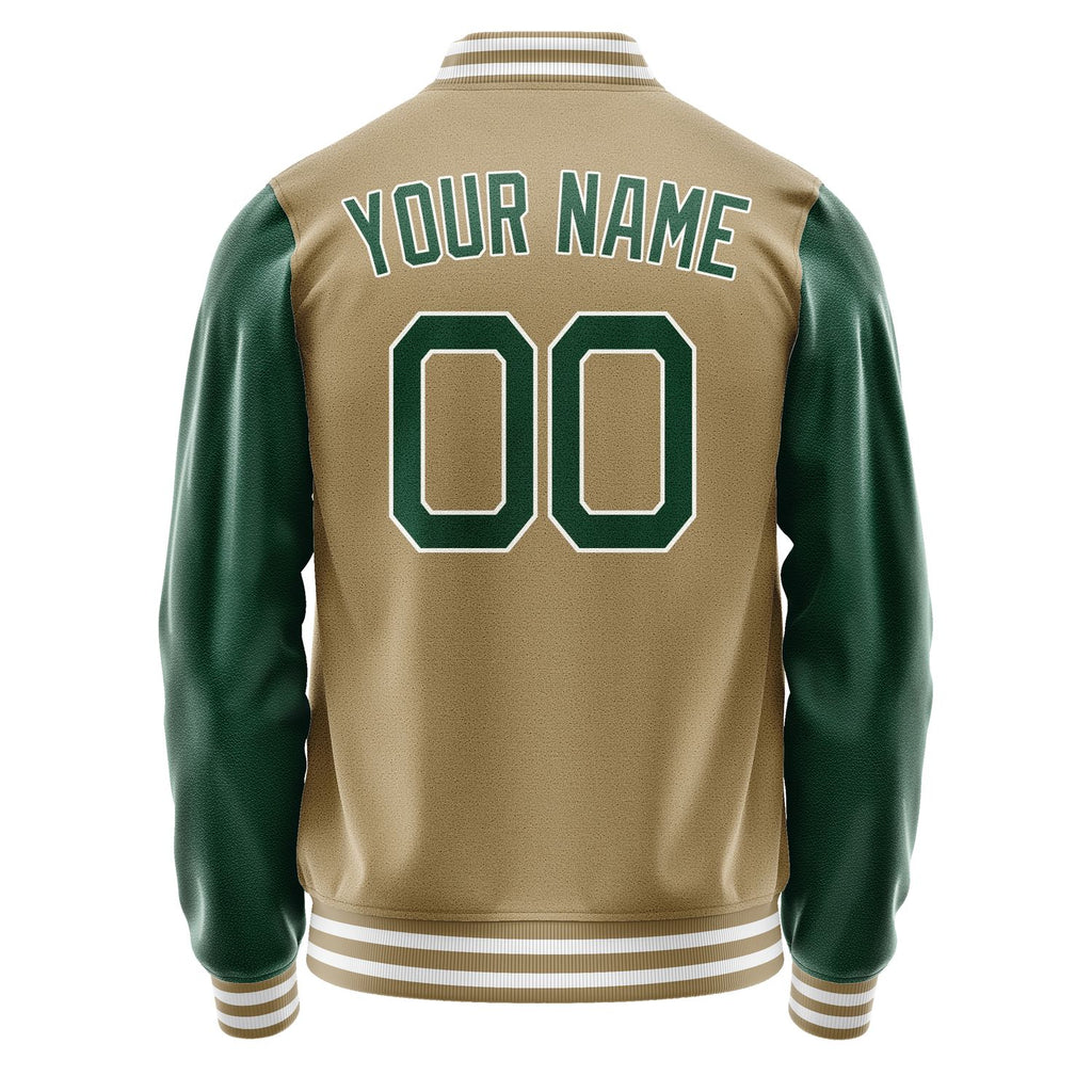 Custom Light Khaki Green Jacket JA2525052518B21805